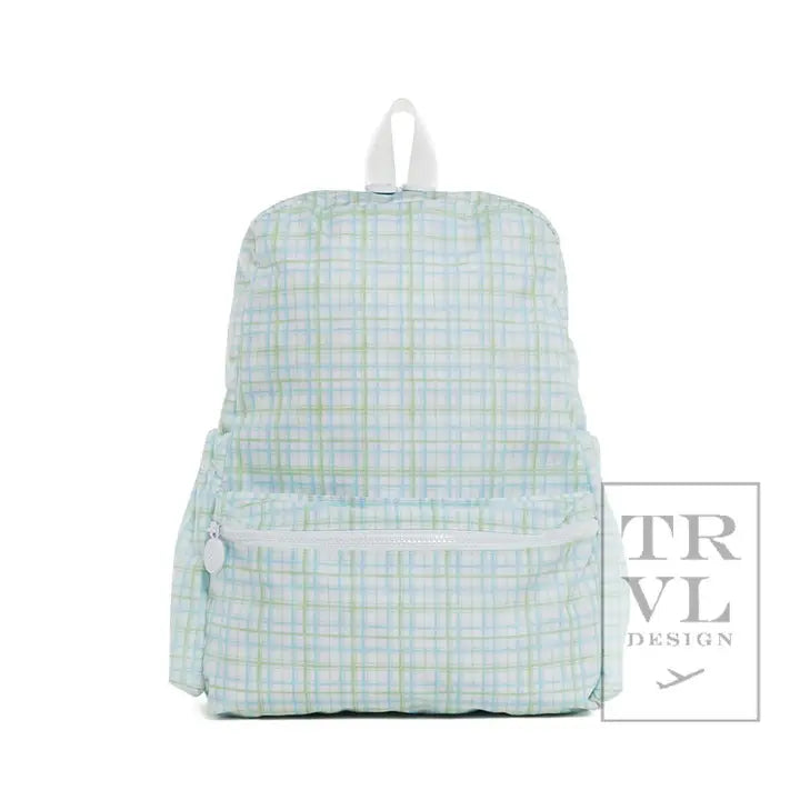 Backpack Classic Plaid Green