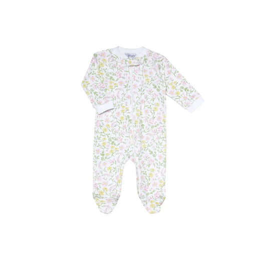 Berry Wildflowers Zipper Footie