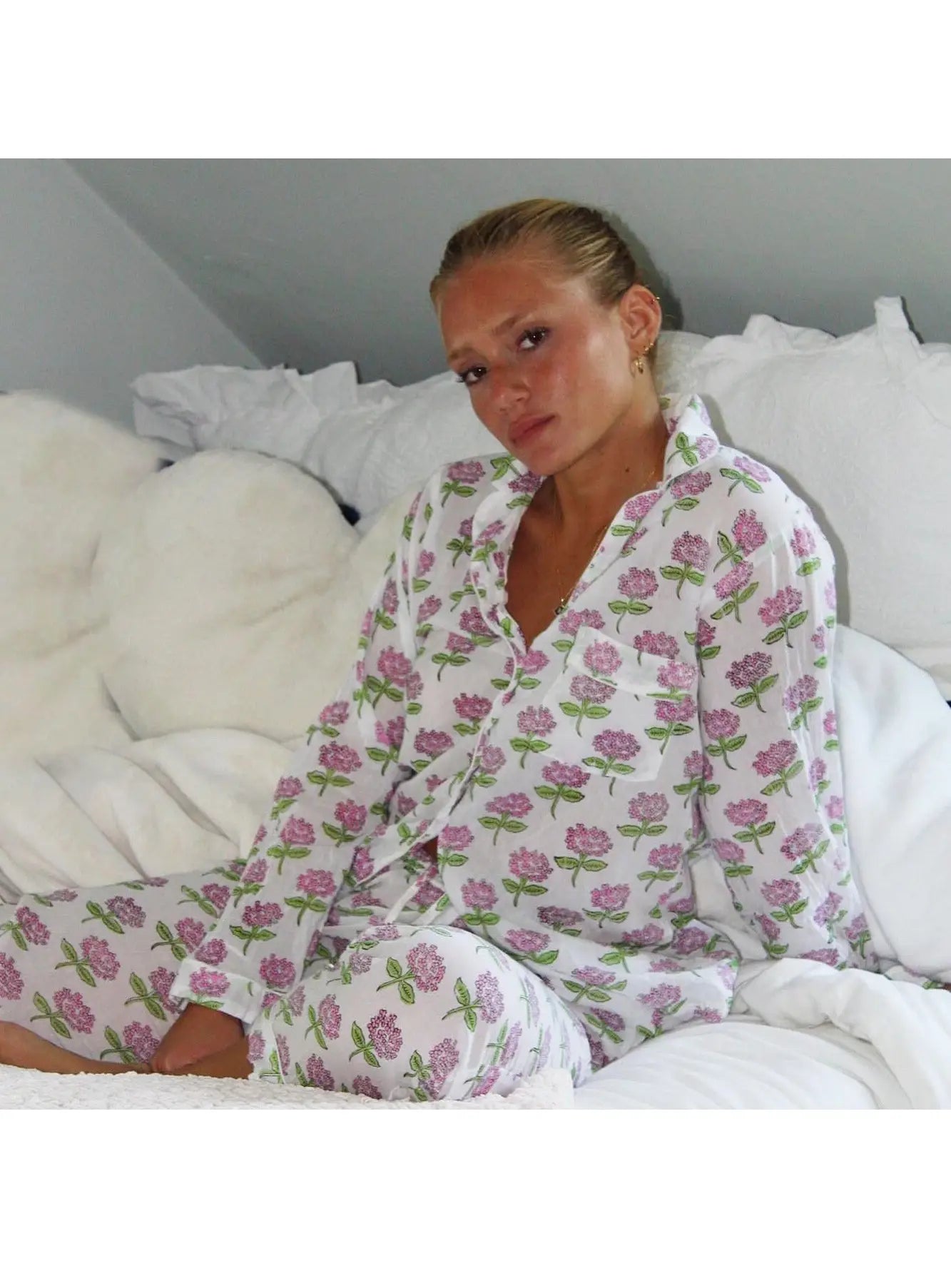 The Hydrangea Pajama Set